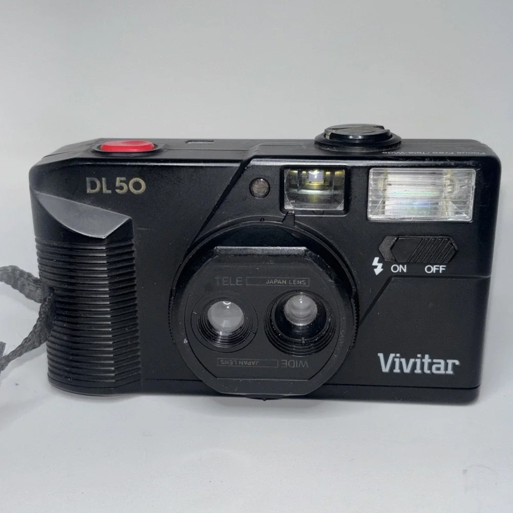 Vintage‎ Vivitar DL50 35mm Point & Shoot Film Camera Untested AS-IS
